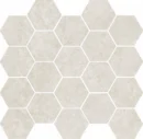 Lustra Hex Mosaic .51 SF/PC Matte - Ivory