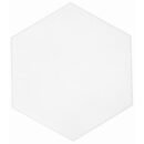 Hive 8x9 Hexagon Matte - Solid Chalk