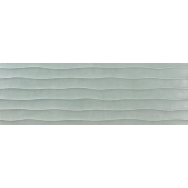 12x36 Pastel Sage Wavy Matte