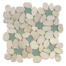 Clearstone Pebbles (Sliced & Tumbled) - Seafoam