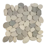 Tumbra 12x12 - 12"x12", Silver Mist Sliced & Tumbled