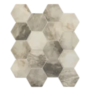 Marcella 3×3 Hexagon - Brunella
