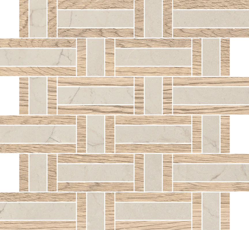 12x12 Marmo Dorato Basket Weave