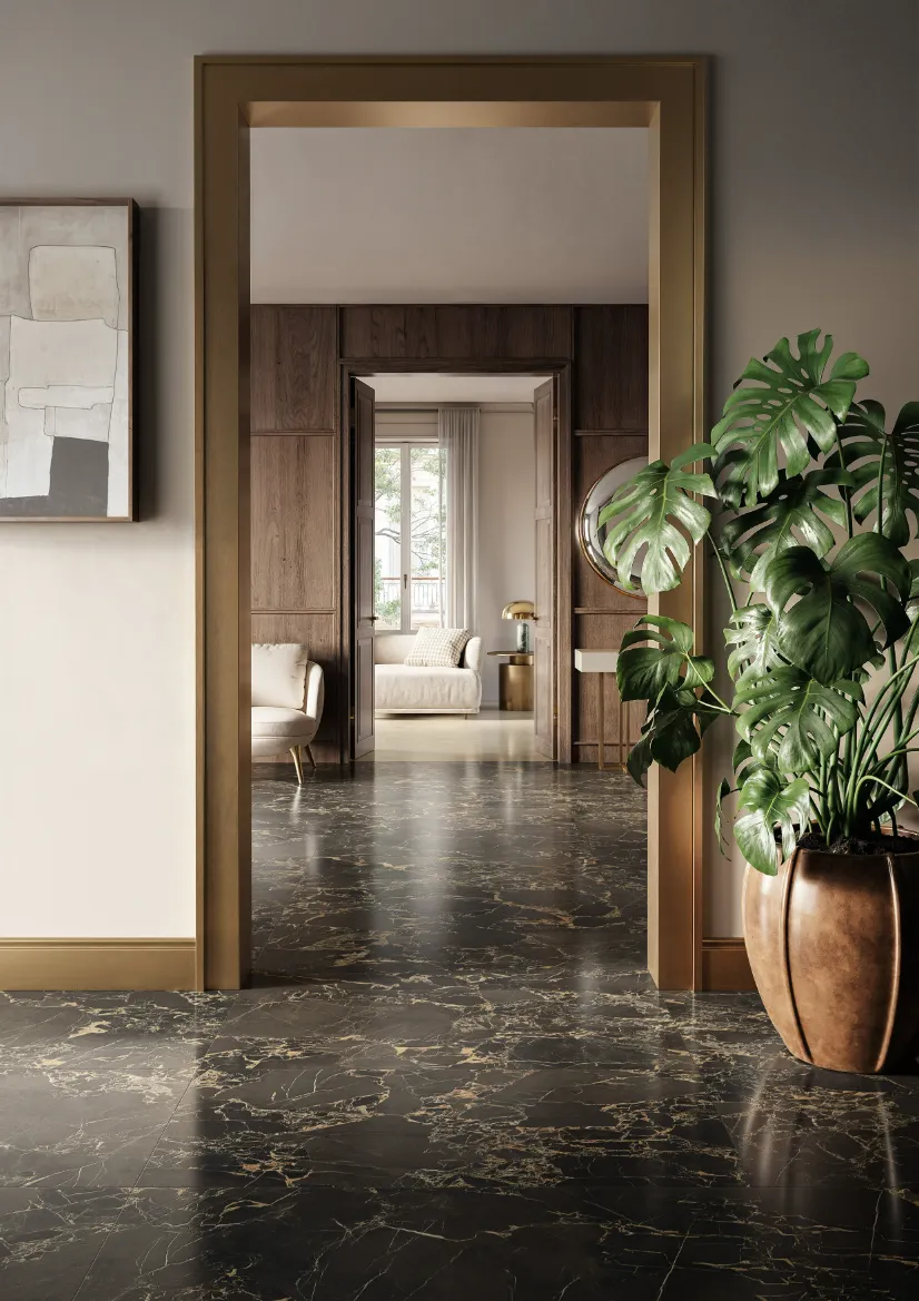 12x24 Marmo Nero Satin - Image 2